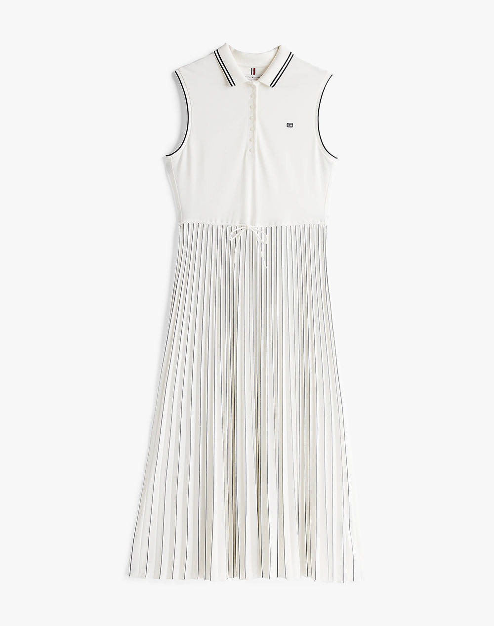 TOMMY HILFIGER SPORTY PLEATED POLO DRESS NS