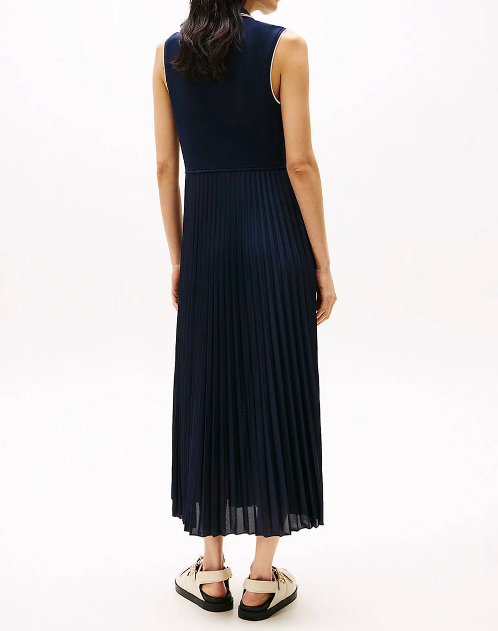 TOMMY HILFIGER SPORTY PLEATED POLO DRESS NS
