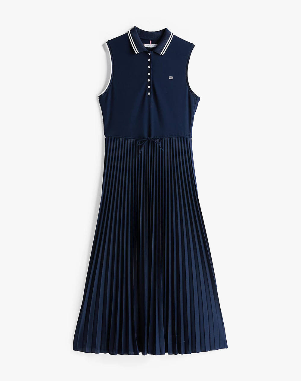 TOMMY HILFIGER SPORTY PLEATED POLO DRESS NS