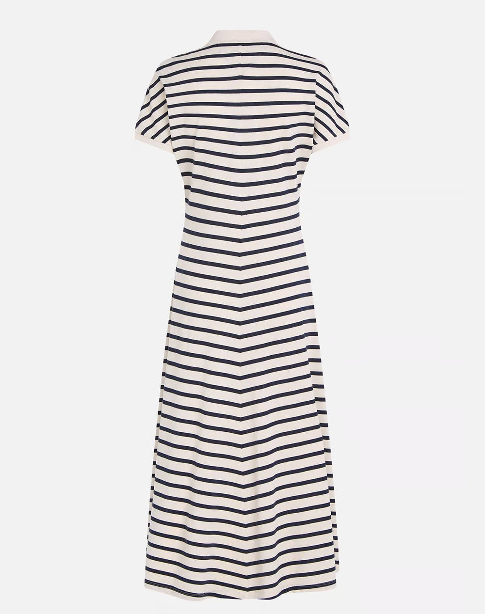 TOMMY HILFIGER LYOCELL OPEN-NK MIDI DRESS