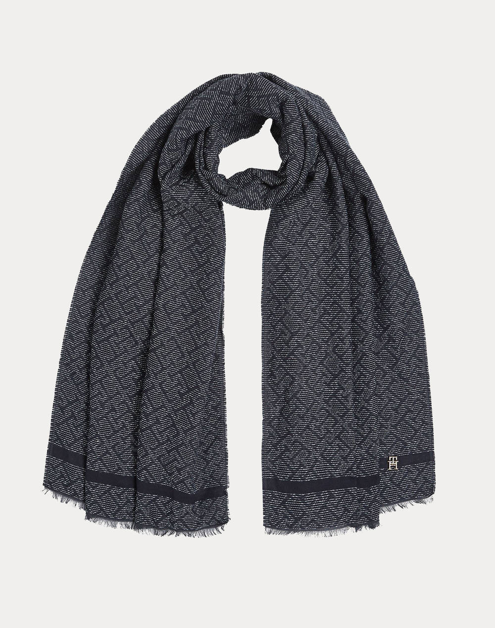 TOMMY HILFIGER TH MONOGRAM SCARF