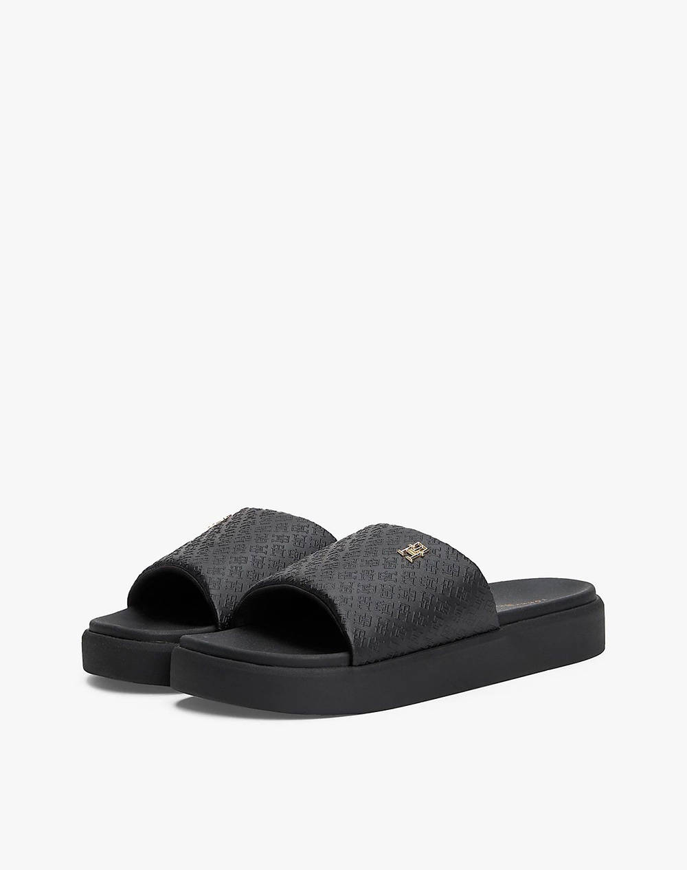 TOMMY HILFIGER PLATFORM MONOGRAM POOLSLIDE
