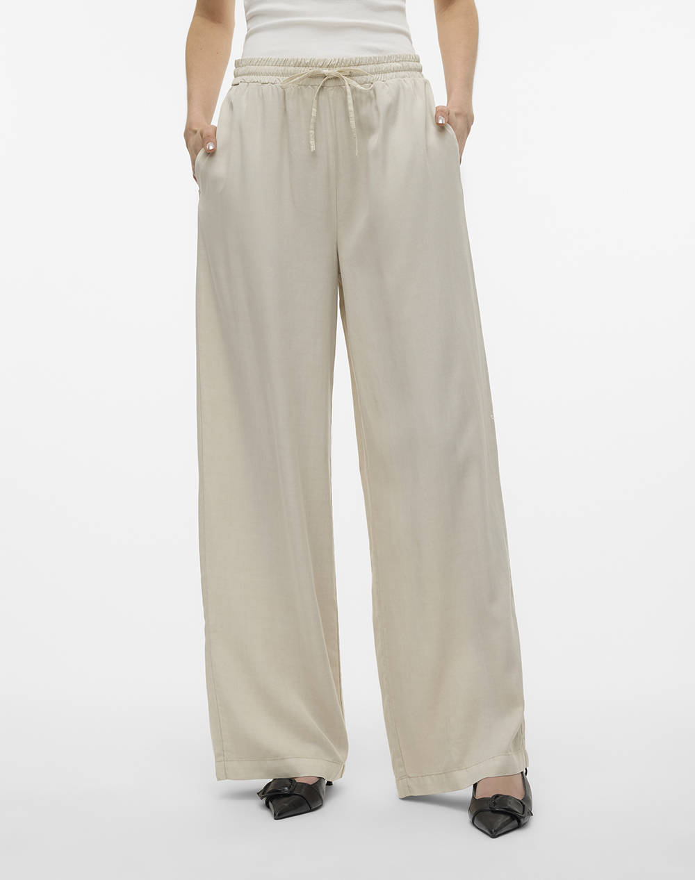 VERO MODA VMBREE HW LONG LOOSE TENCEL PANTS GA