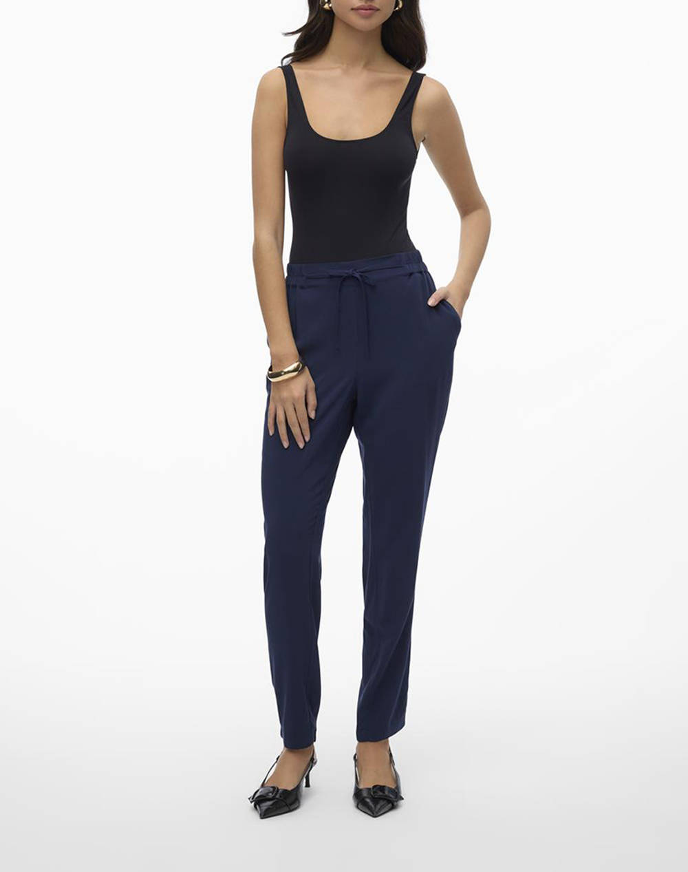 VERO MODA VMEASY JOY NW LOOSE PANTS WVN GA