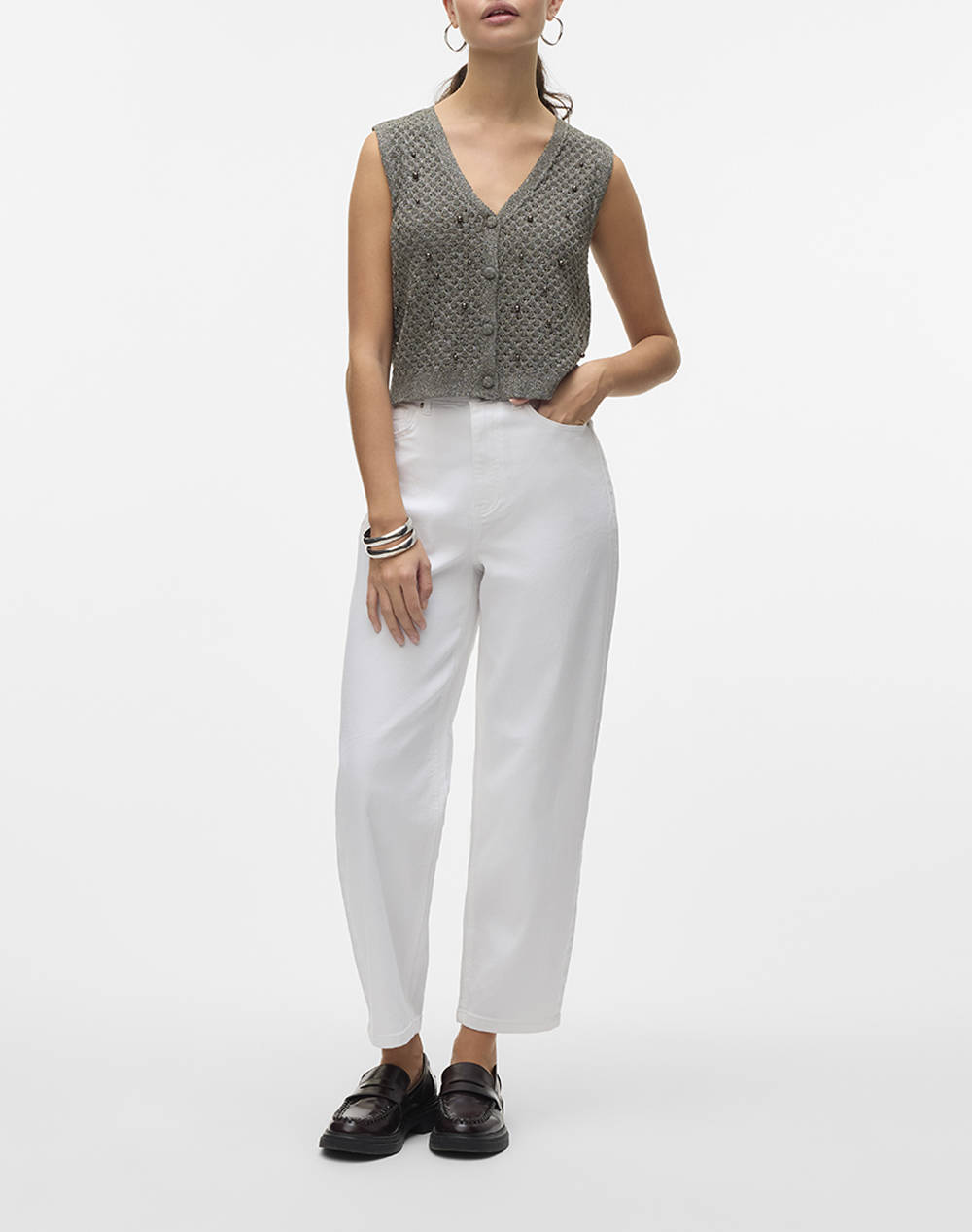 VERO MODA VMLIA HR BARREL DNM JEANS VI410