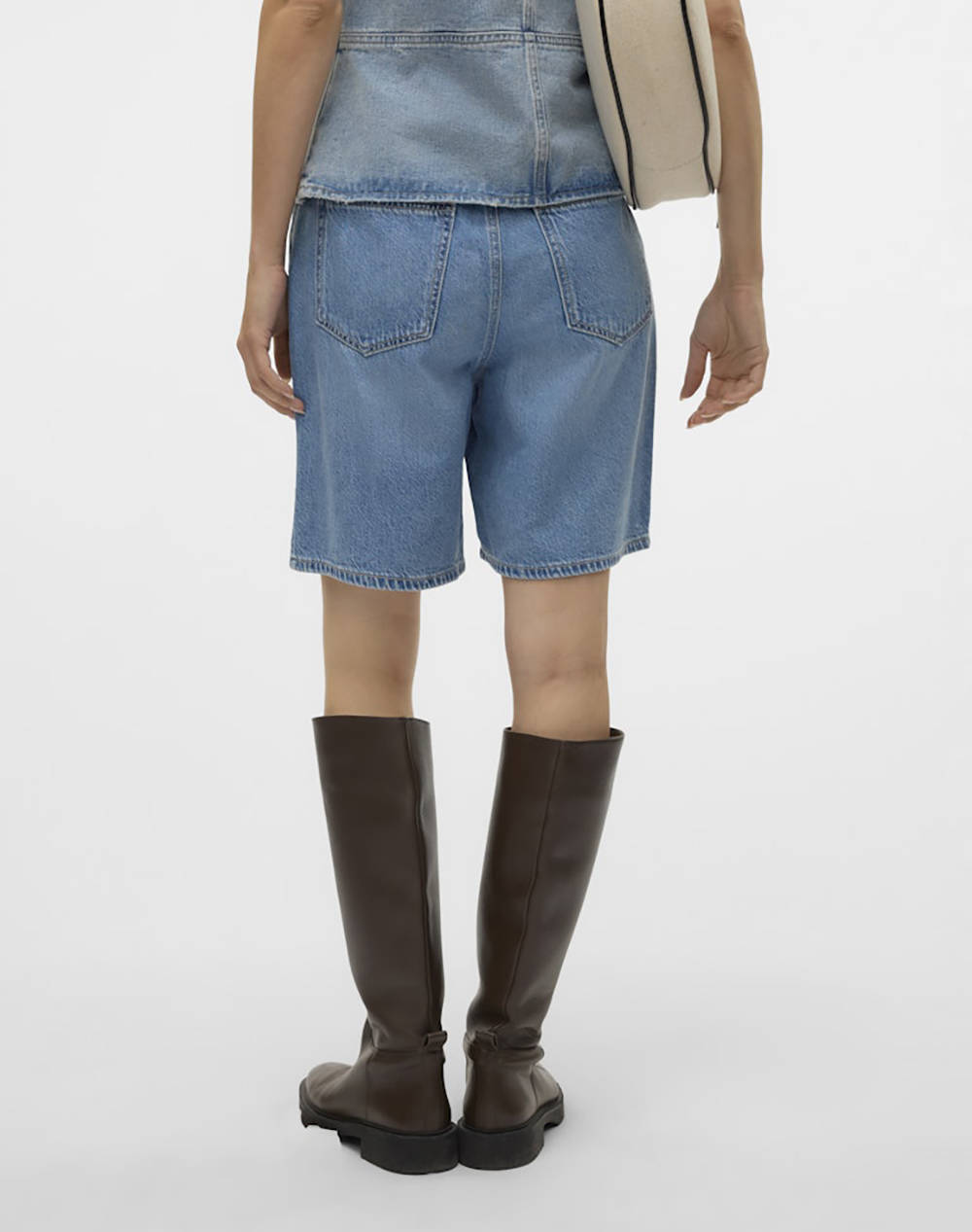 VERO MODA VMVILLA MR BERMUDA DNM SHORTS MIX