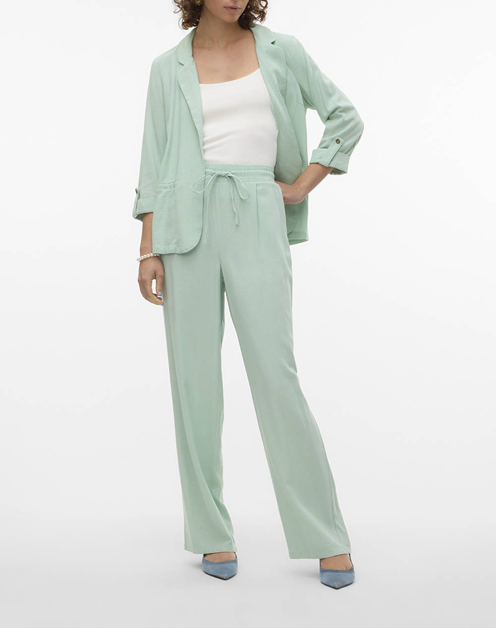 VERO MODA VMJESMILO 3/4 LOOSE BLAZER WVN GA NOOS