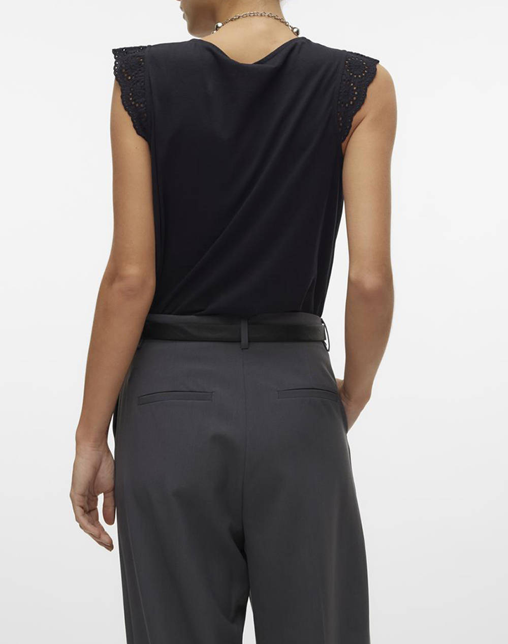 VERO MODA VMEMILY SL GATHERING TOP JRS NOOS