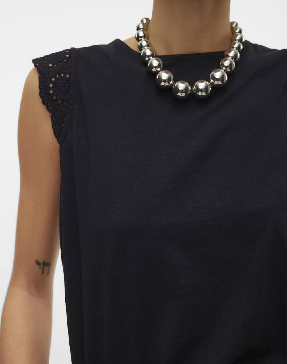 VERO MODA VMEMILY SL GATHERING TOP JRS NOOS
