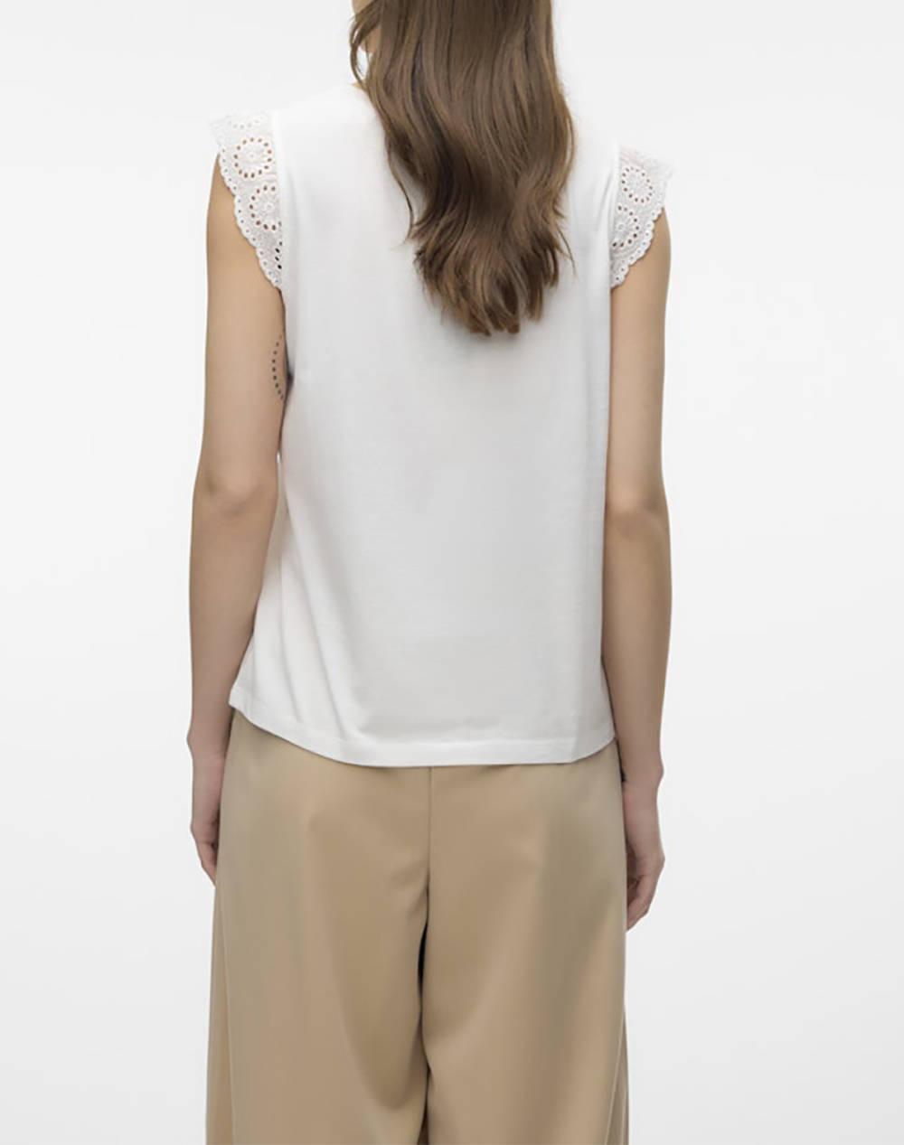 VERO MODA VMEMILY SL GATHERING TOP JRS NOOS