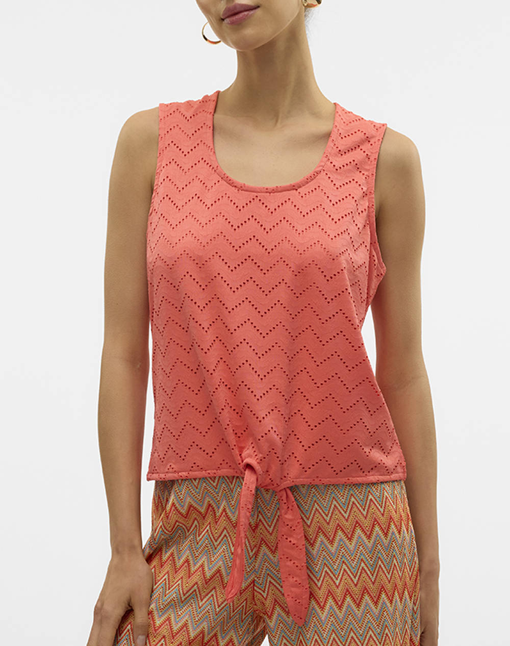 VERO MODA VMTHAS SL TIE TOP JRS GA VO
