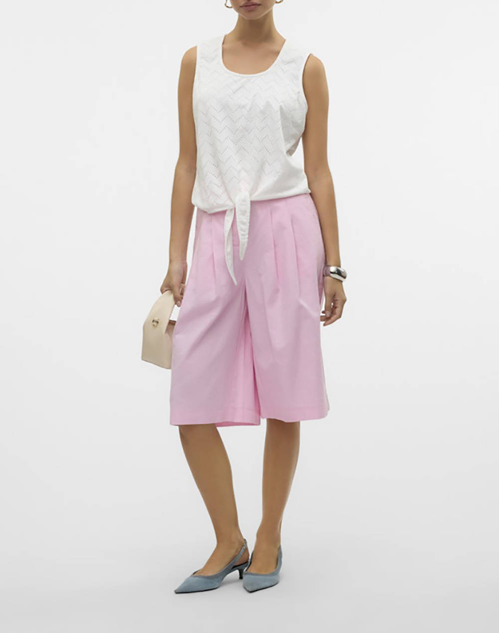 VERO MODA VMTHAS SL TIE TOP JRS GA VO