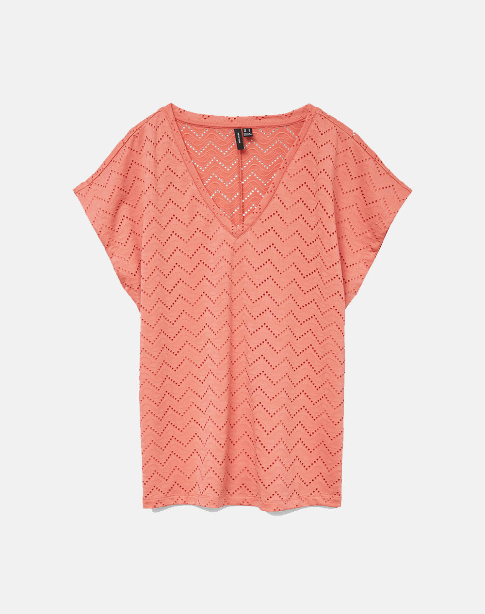 VERO MODA VMTHAS SS V-NECK TOP JRS GA VO