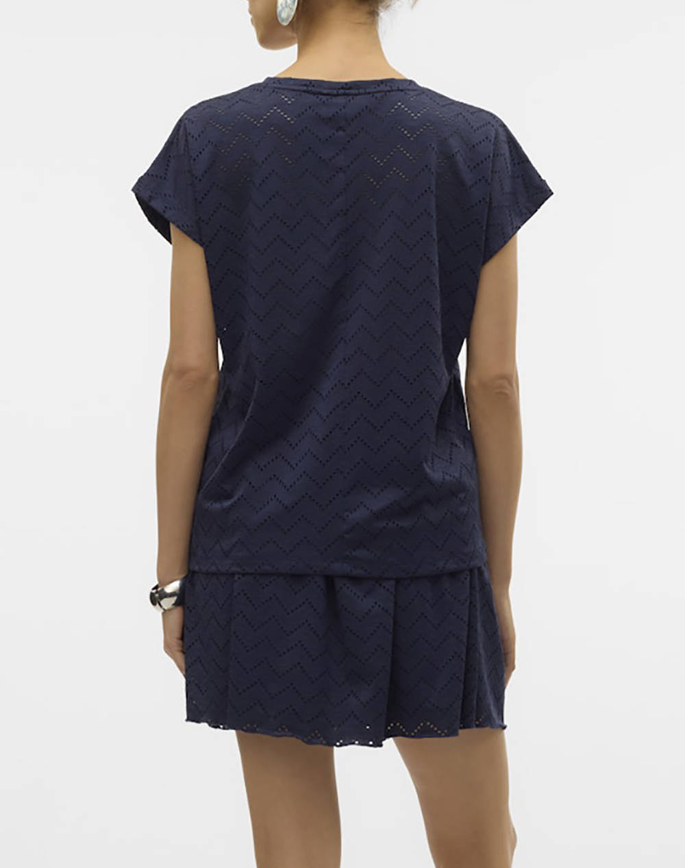 VERO MODA VMTHAS SS V-NECK TOP JRS GA VO