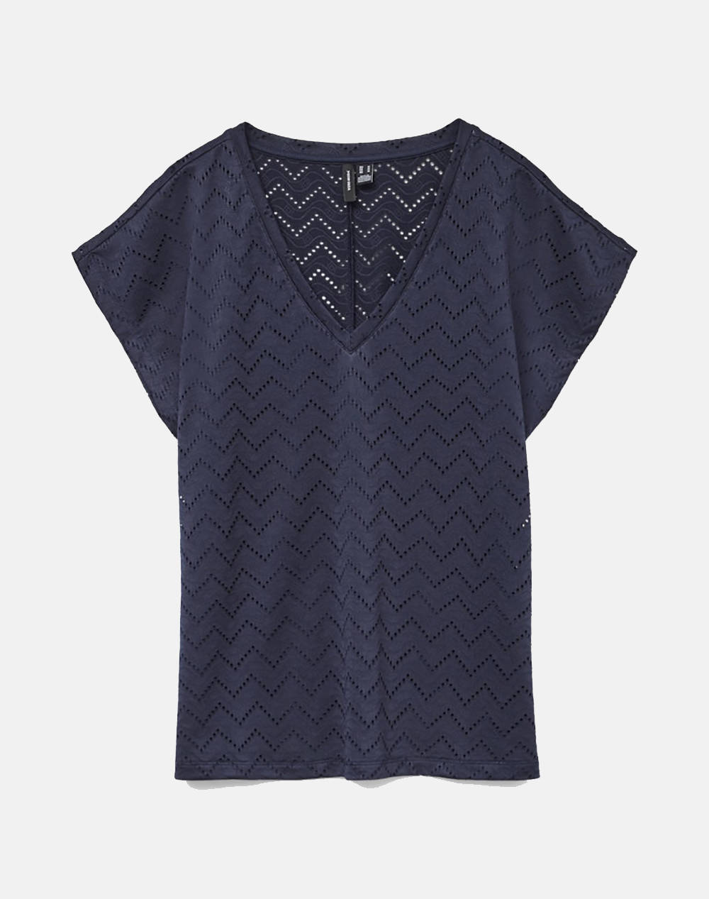 VERO MODA VMTHAS SS V-NECK TOP JRS GA VO