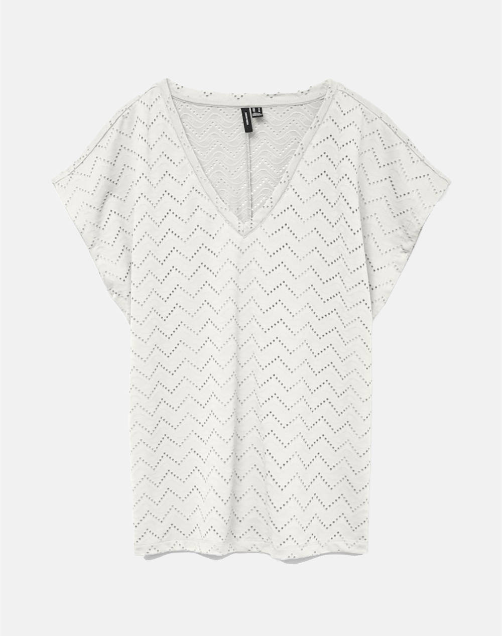 VERO MODA VMTHAS SS V-NECK TOP JRS GA VO