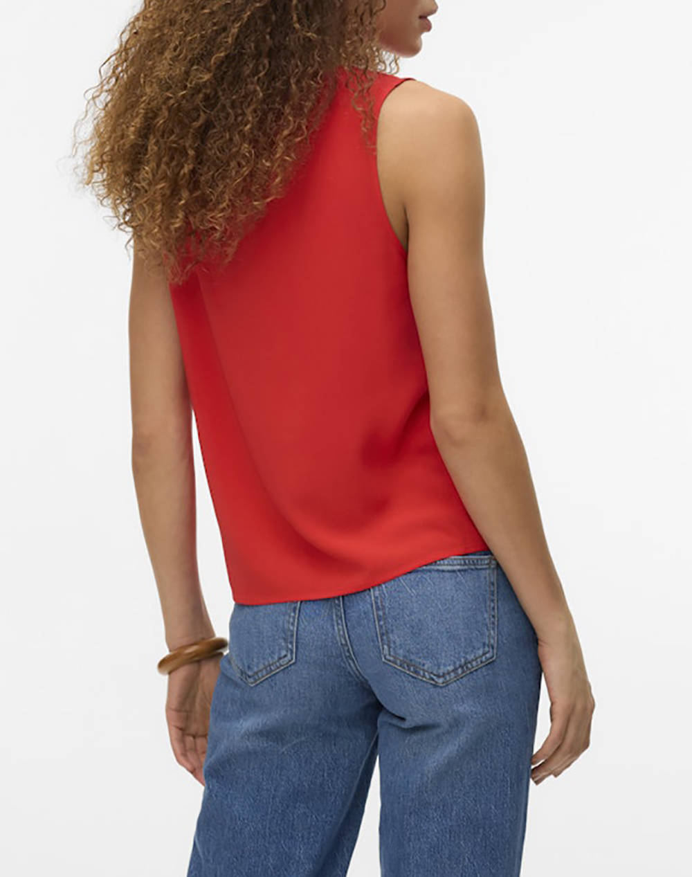 VERO MODA VMEASY JOY S/L V-NECK TOP WVN GA