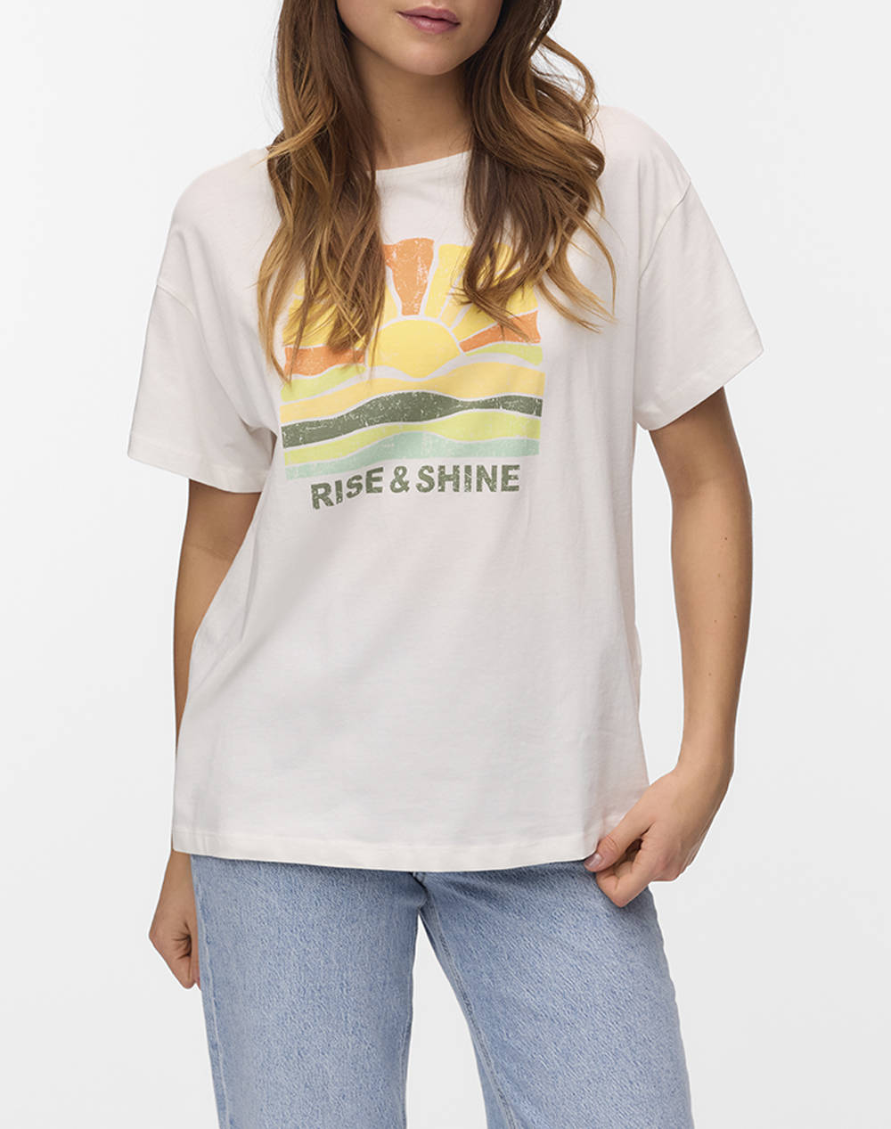 VERO MODA VMDINA S/S BOAT NECK TOP JRS BTQ GA