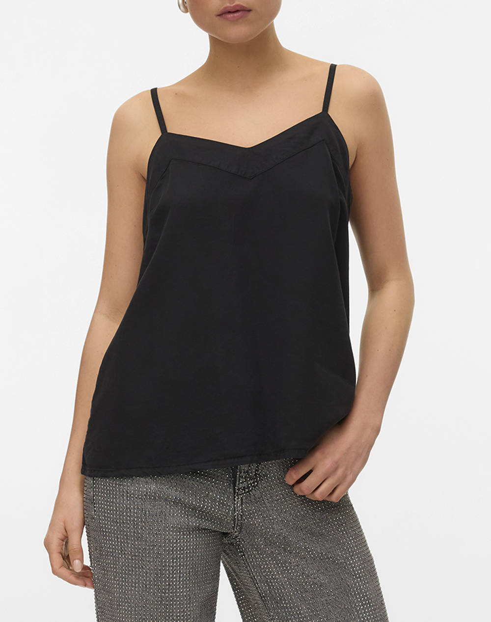 VERO MODA VMBREE SINGLET TENCEL TOP GA