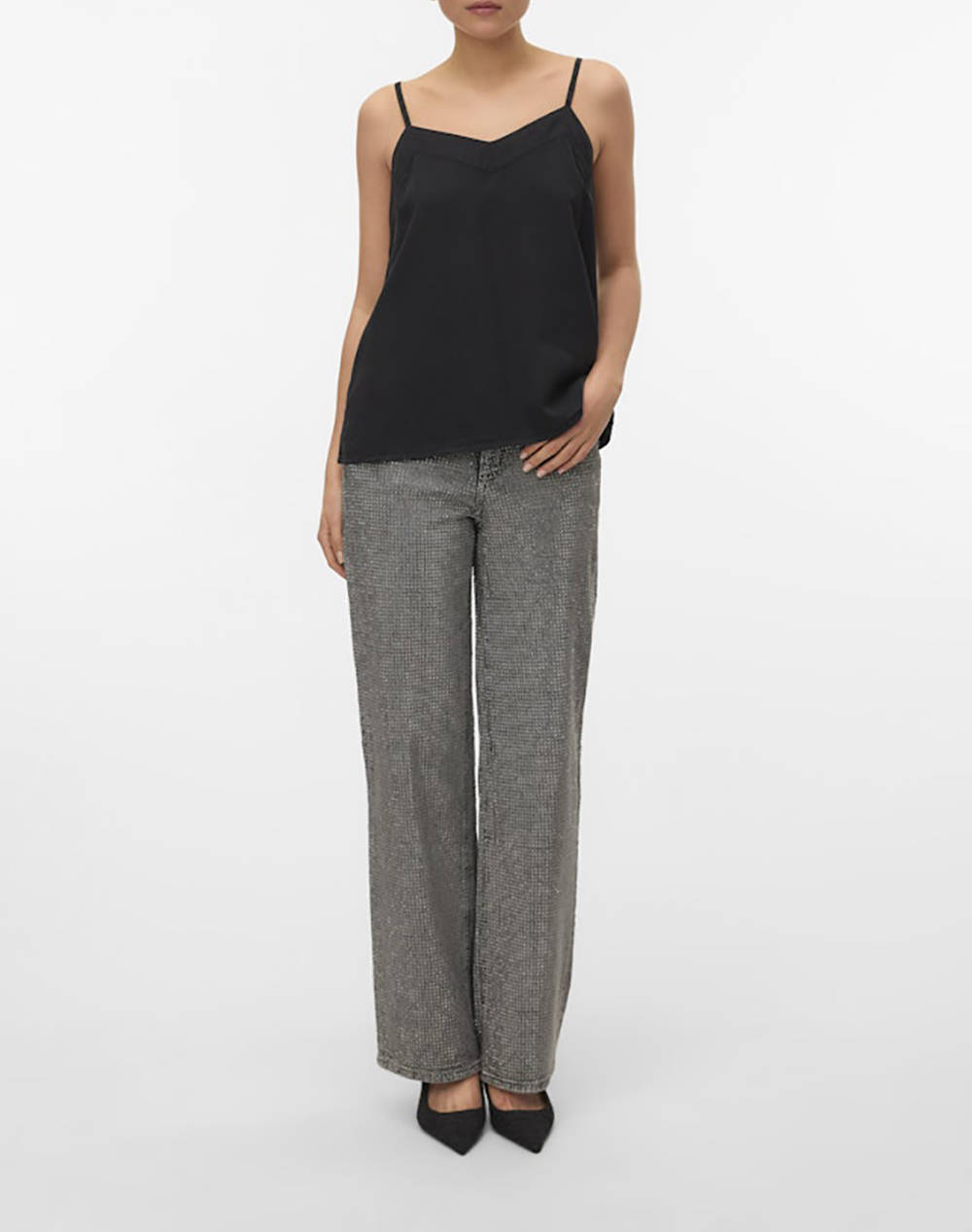 VERO MODA VMBREE SINGLET TENCEL TOP GA