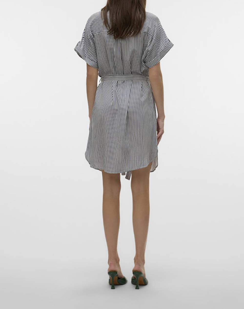 VERO MODA VMBUMPY SS SHORT SHIRT DRESS WVN GA NOOS