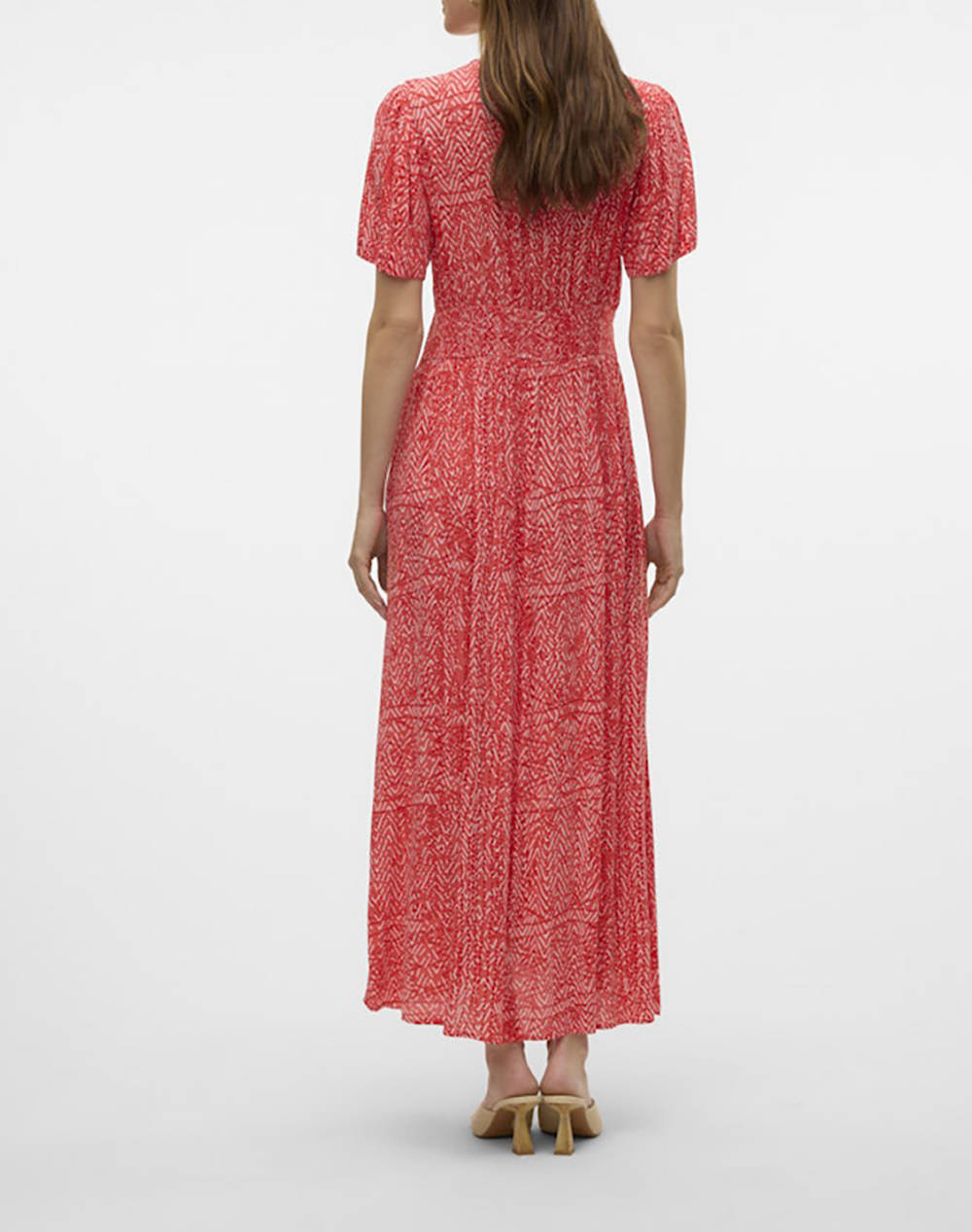 VERO MODA VMMENNY SS 7/8 DETAIL DRESS WVN GA