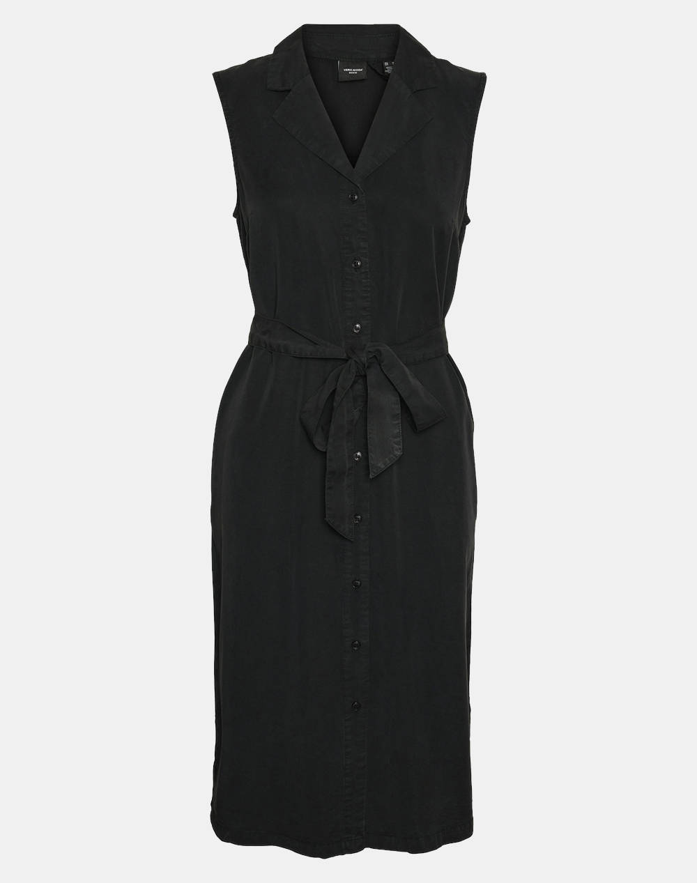 VERO MODA VMBREE SL BLK SHIRT TENCEL DRESS GA