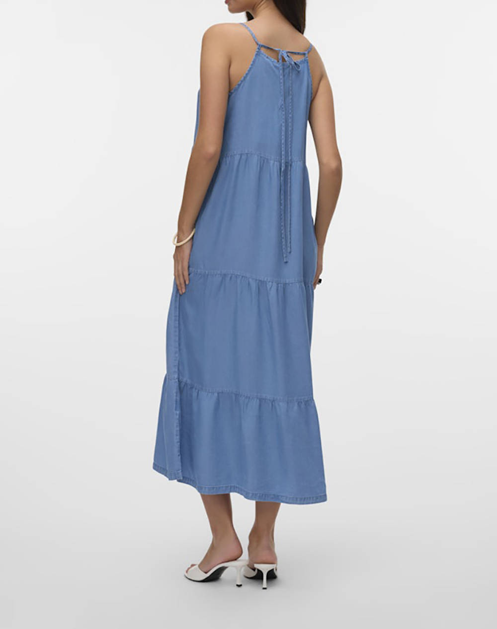 VERO MODA VMFLEUR SL 7/8 LAYER TENCEL DRESS GA