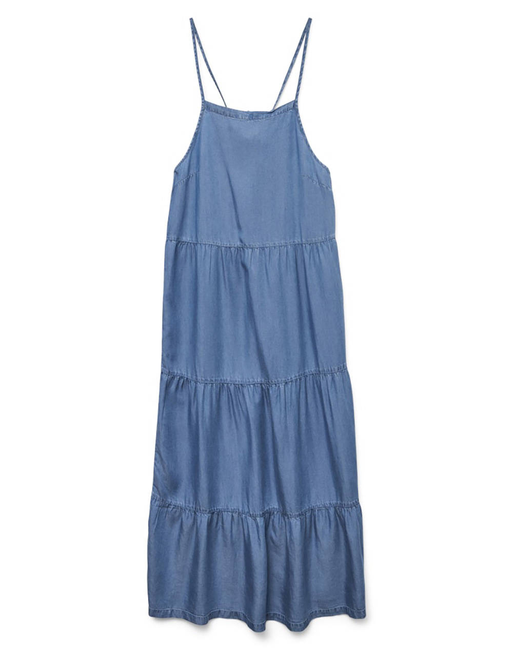 VERO MODA VMFLEUR SL 7/8 LAYER TENCEL DRESS GA