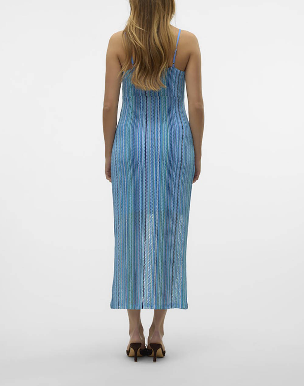 VERO MODA VMDEMI STRIPE 78 SINGLET DRESS JRS GA VO