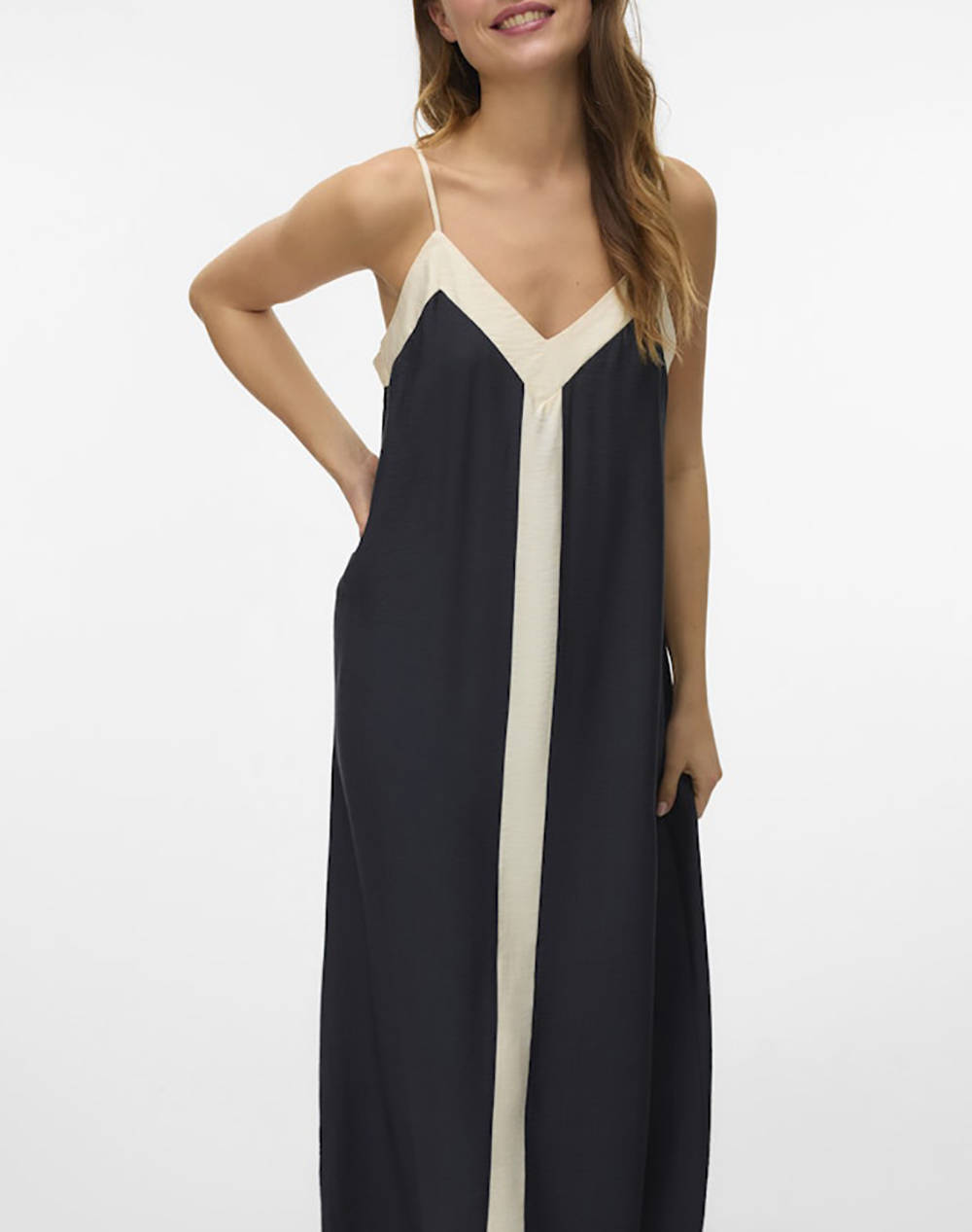 VERO MODA VMDENISE SINGLET ANKLE DRESS WVN BTQ GA