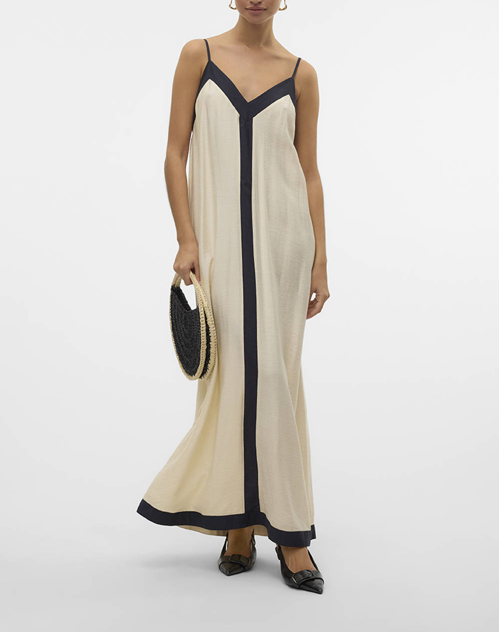 VERO MODA VMDENISE SINGLET ANKLE DRESS WVN BTQ GA