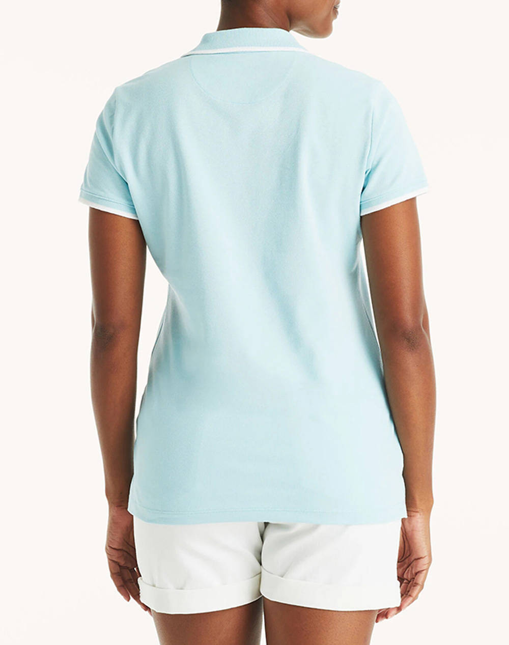 NAUTICA BLUZA POLO KM S/S TIPPED SPLIT NECK OCEAN POLO