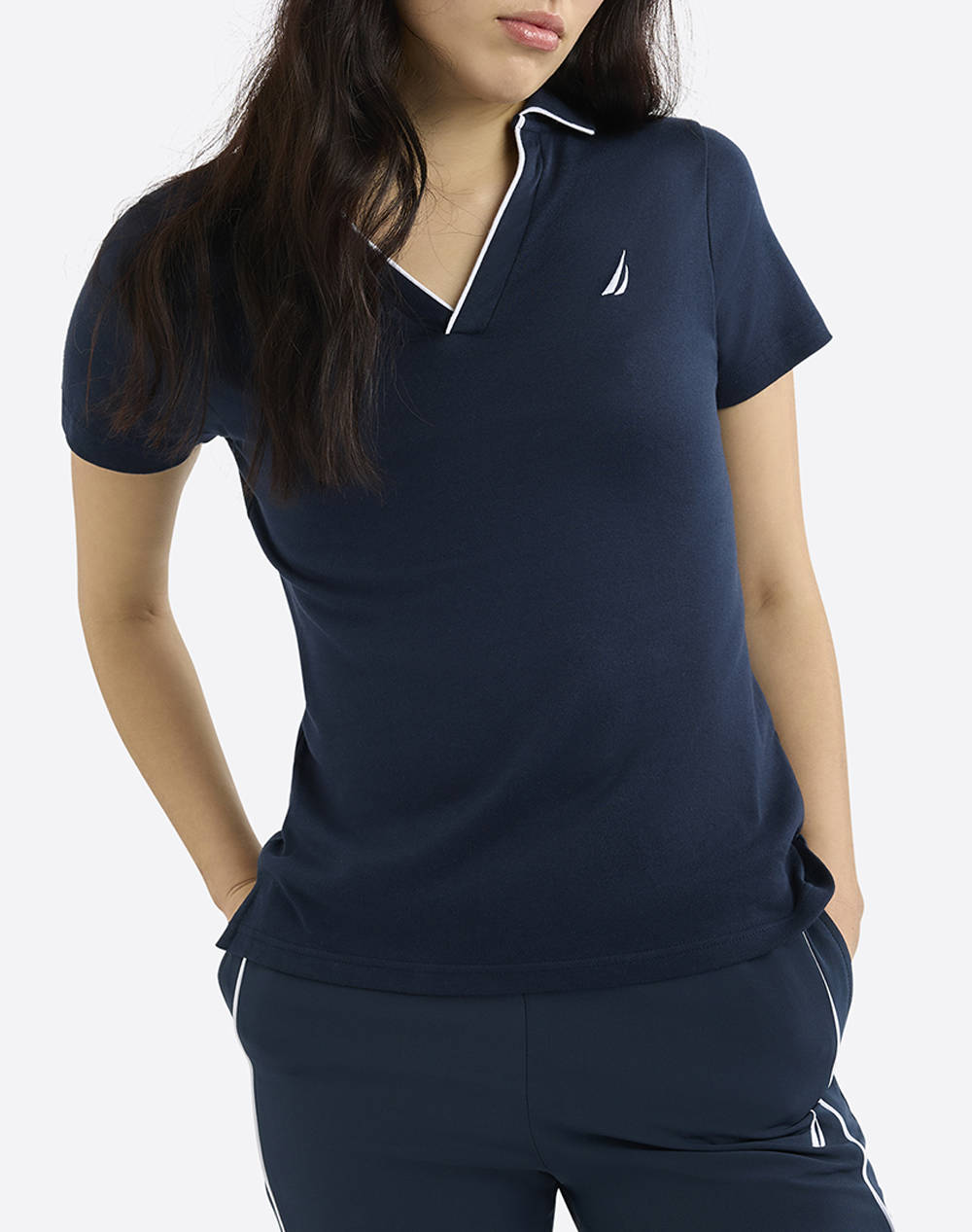 NAUTICA BLUZA POLO KM Adalynn Polo Shirt