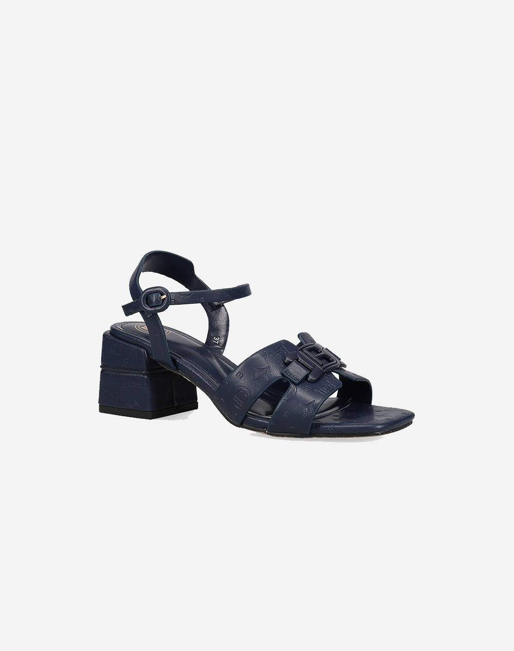 LAURA BIAGIOTTI 9041 SANDALE MAT CU DOUA BARETE SI CUREA DARK-BLUE