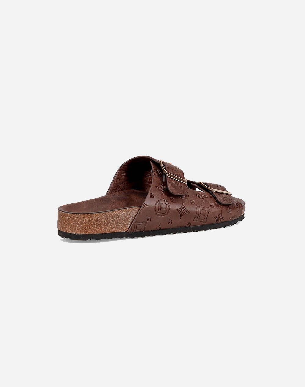 LAURA BIAGIOTTI 9066 SANDALE LOGO. CU DOUA BARETE BROWN