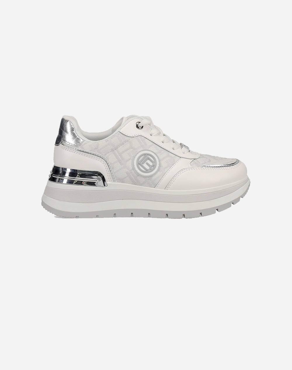 LAURA BIAGIOTTI 8917 INCALTAMINTE CASUAL LOGO CU SIRETURI WHITE