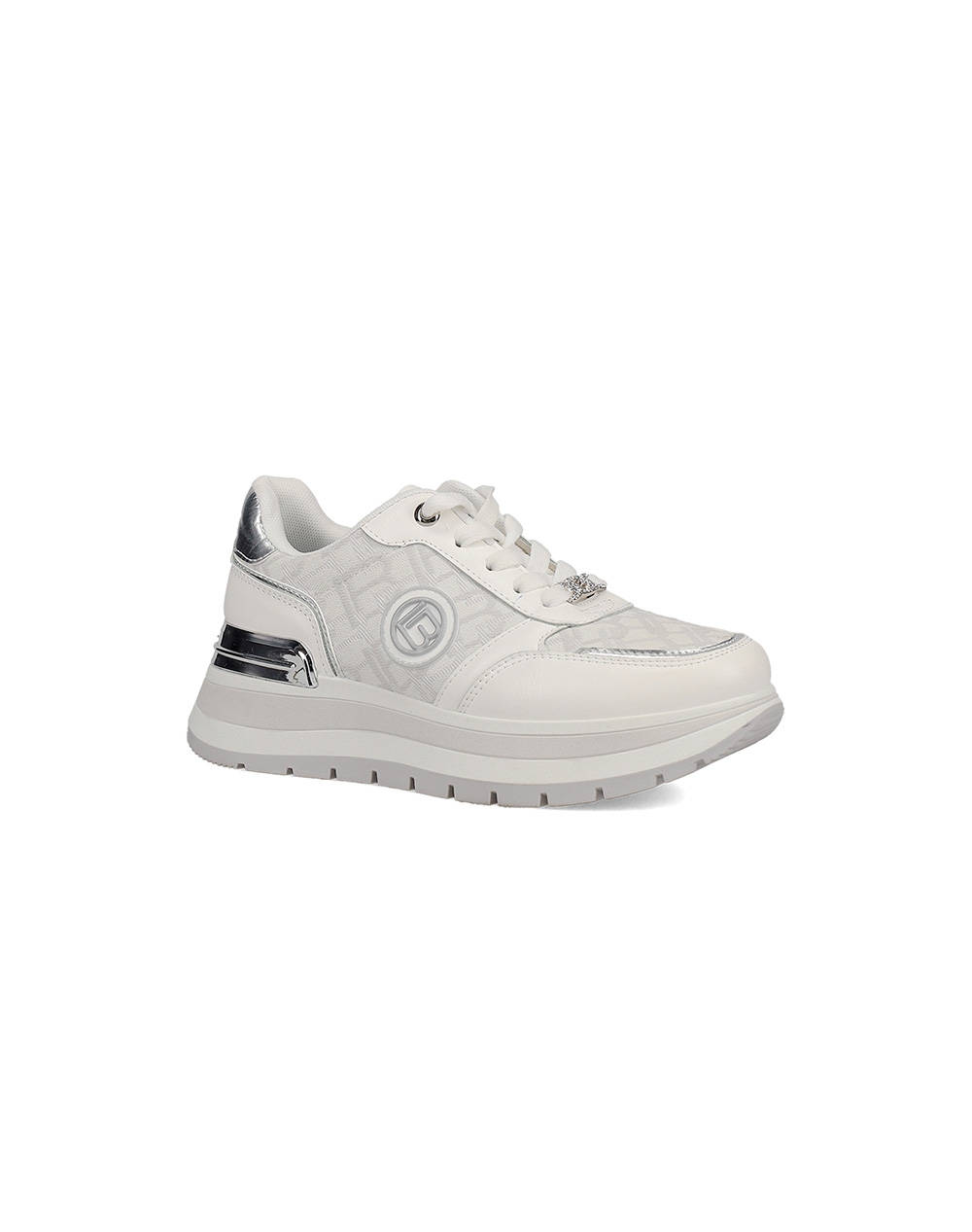 LAURA BIAGIOTTI 8917 INCALTAMINTE CASUAL LOGO CU SIRETURI WHITE