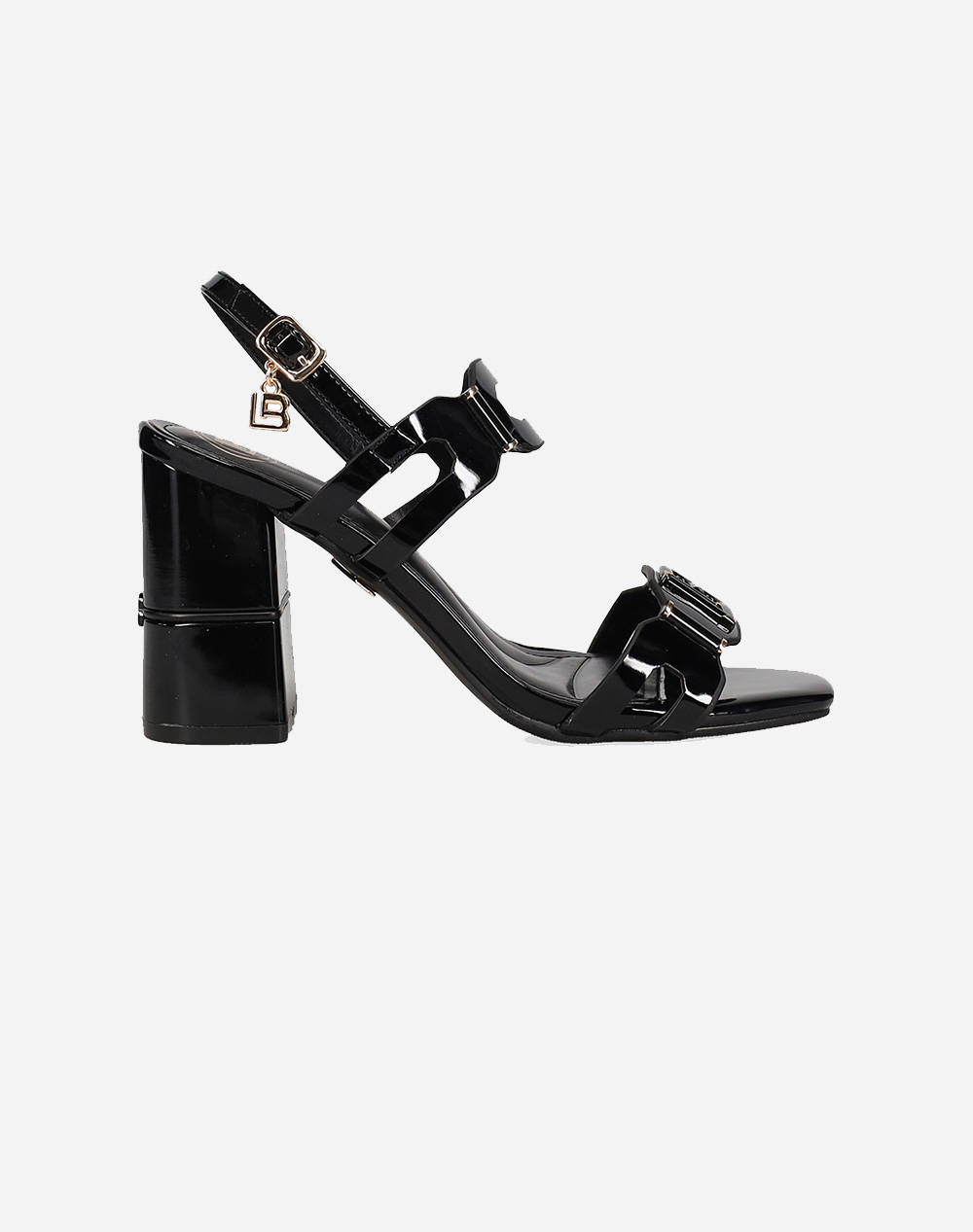 LAURA BIAGIOTTI 9055 SANDALE LACUITE CU CUREA BLACK