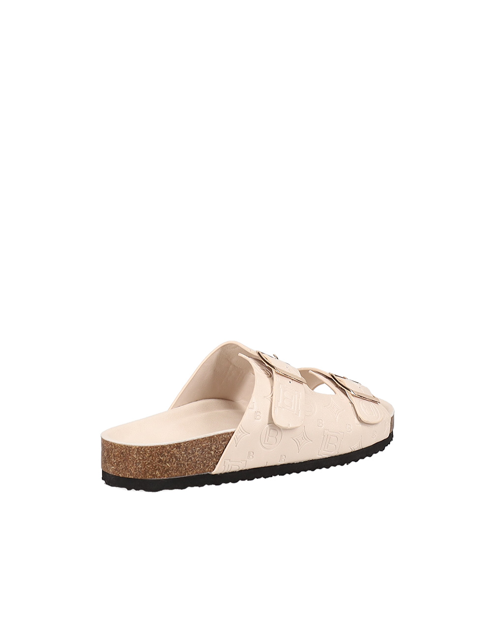 LAURA BIAGIOTTI 9066 SANDALE LOGO. CU DOUA BARETE ECRU