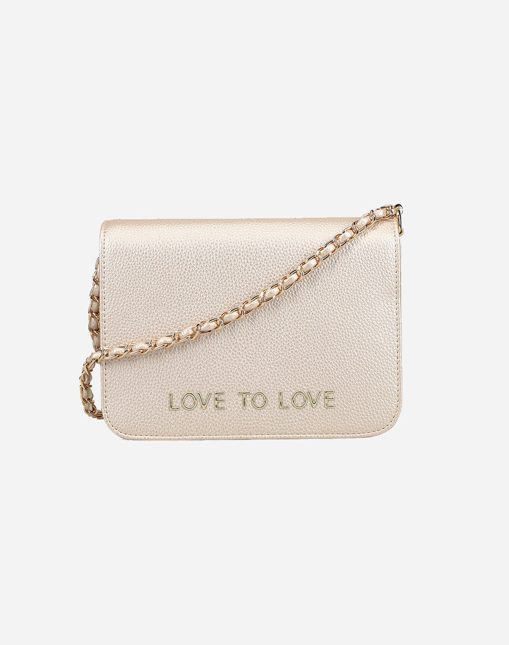 LOVE TO LOVE by GAI MATTIOLO LTL09 GEANTA CU LOGO. GOLD
