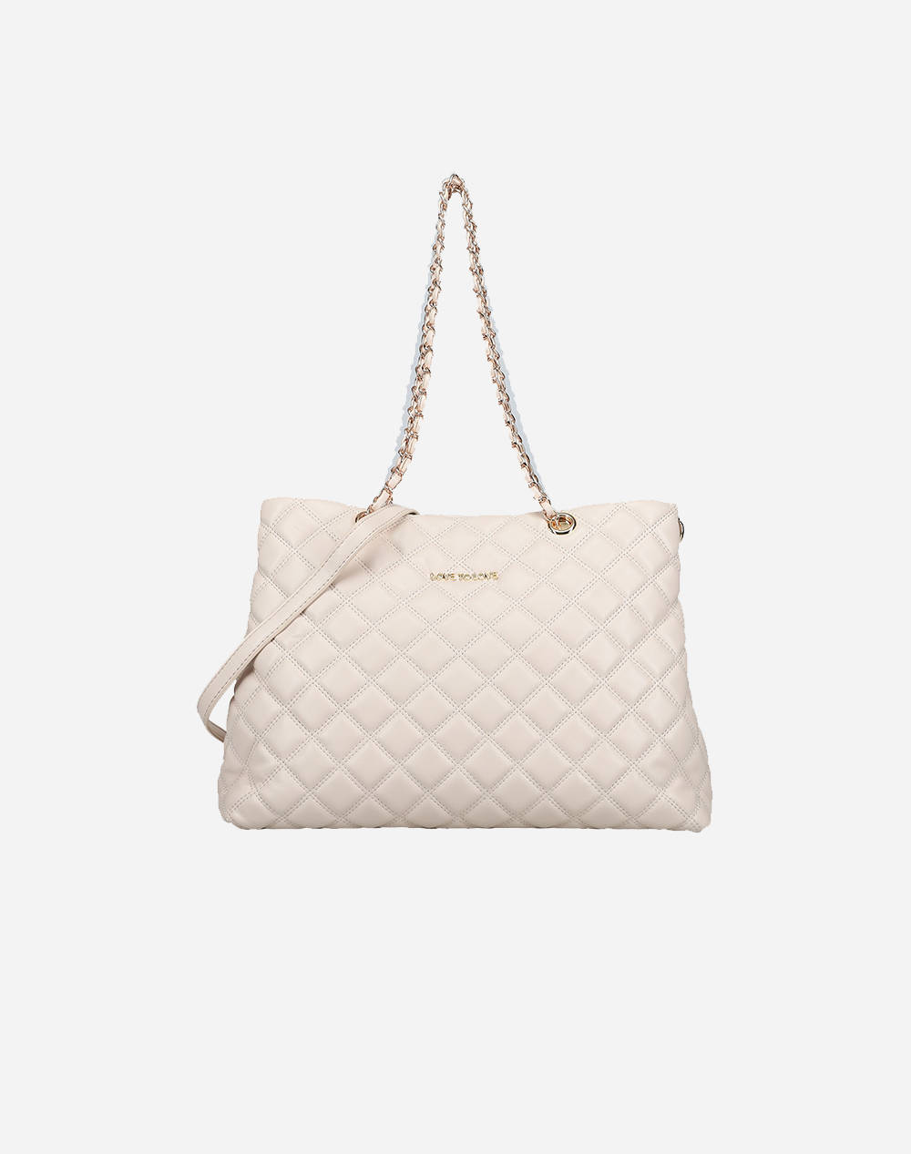 LOVE TO LOVE by GAI MATTIOLO LTL01 GEANTA MATLASATA CU FERMOAR BEIGE
