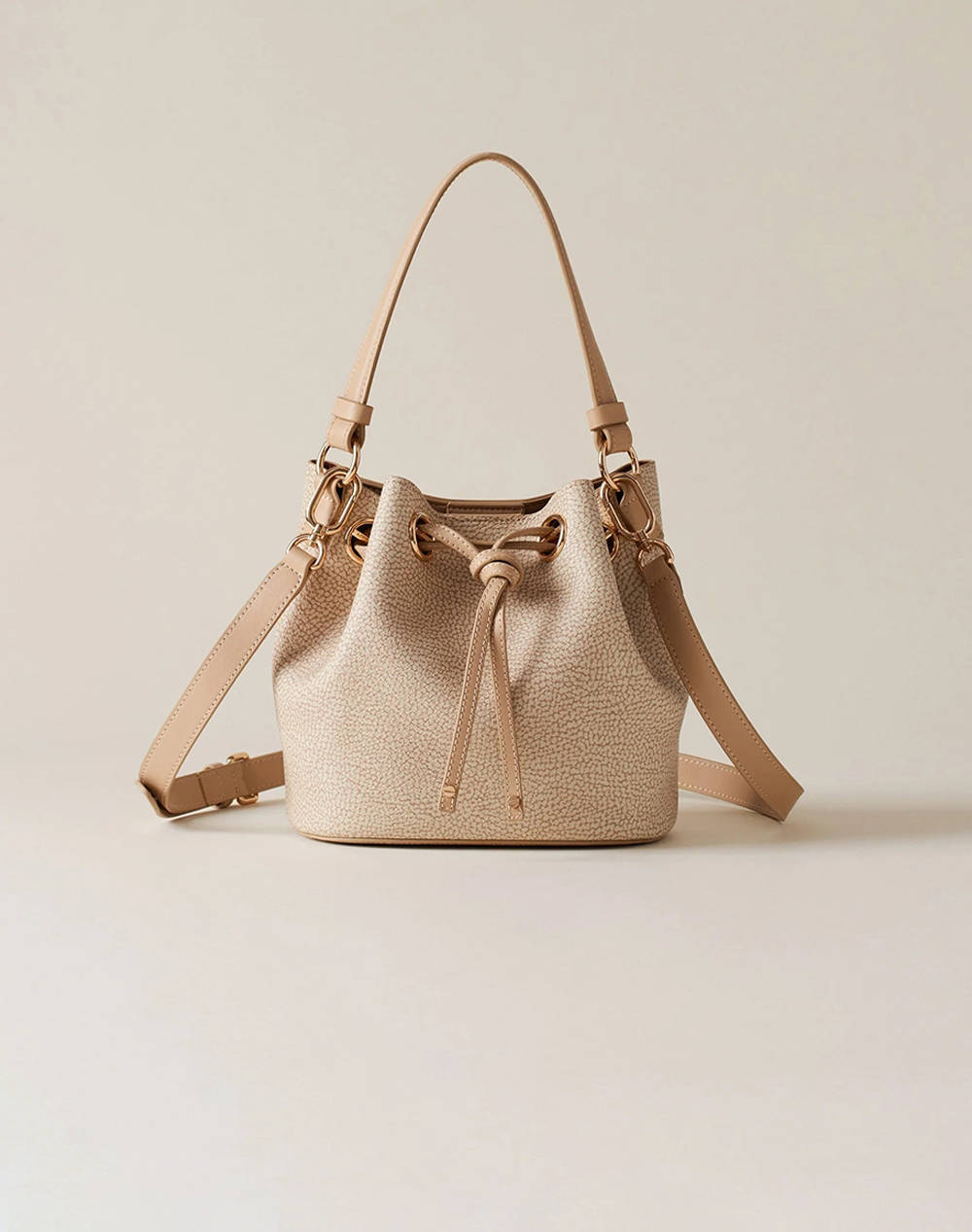 BORBONESE BUCKET BAG (Dimensiuni: 20 x 21 x 13 cm)
