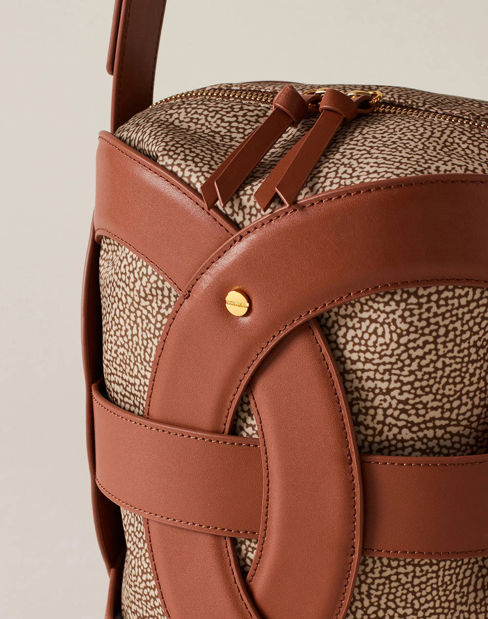 BORBONESE BUCKET BAG (Dimensiuni: 25,5 x 21 x 15 cm)