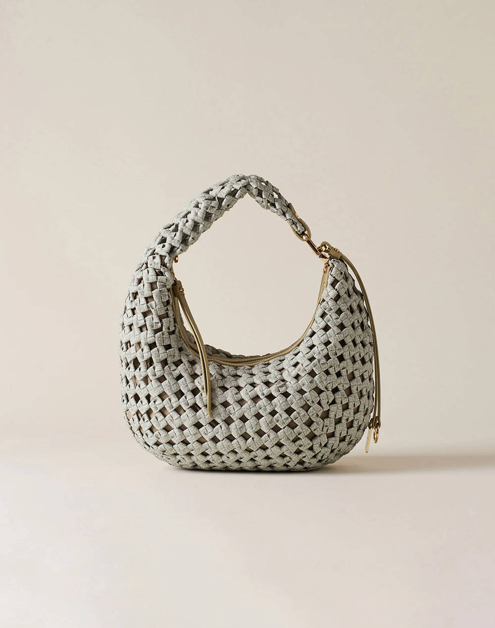 BORBONESE HOBO BAG LEATH (Dimensiuni: 24 x 15 x 10 cm)