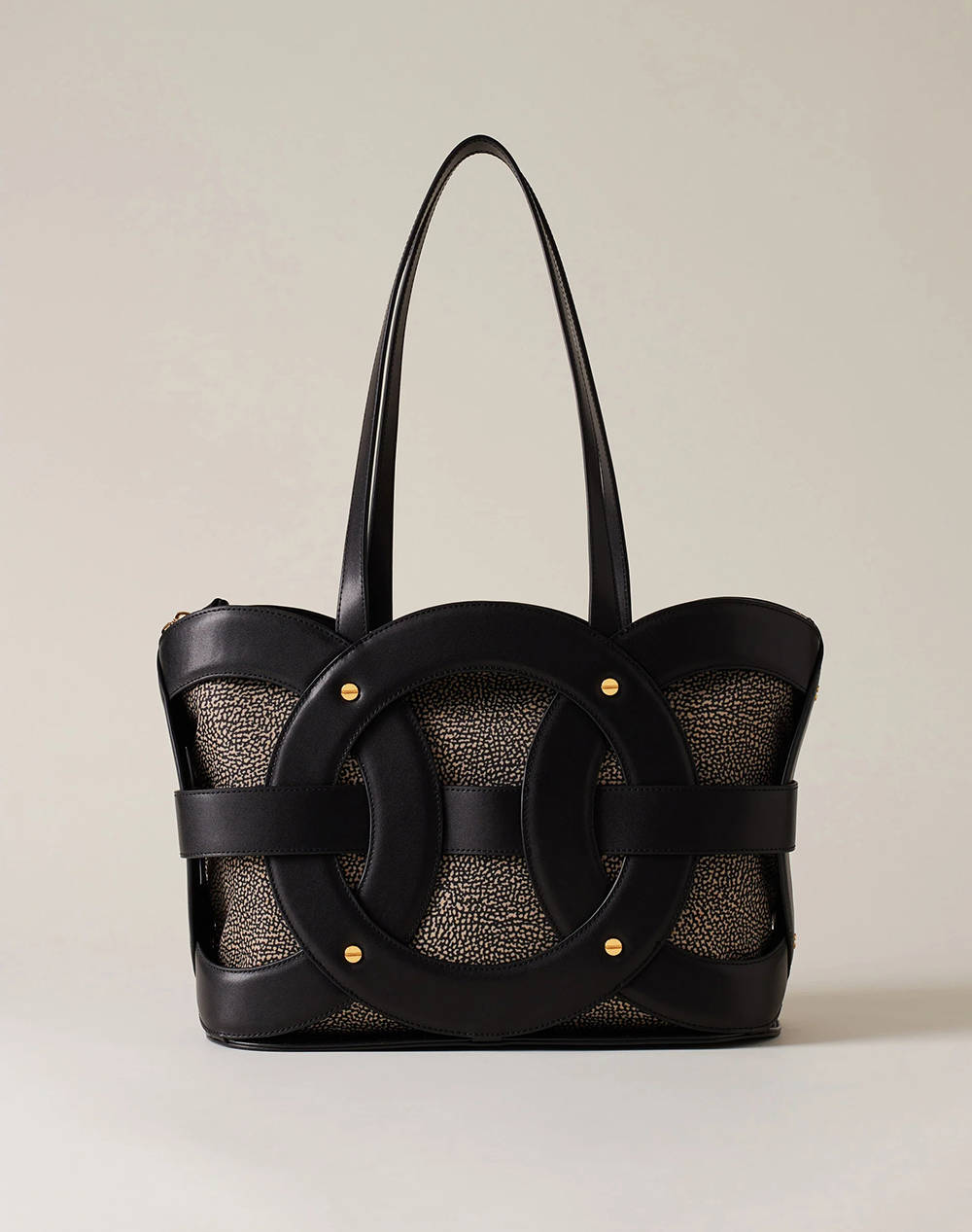BORBONESE SHOP.BAG (Dimensiuni: 35,5 x 25 x 16 cm)