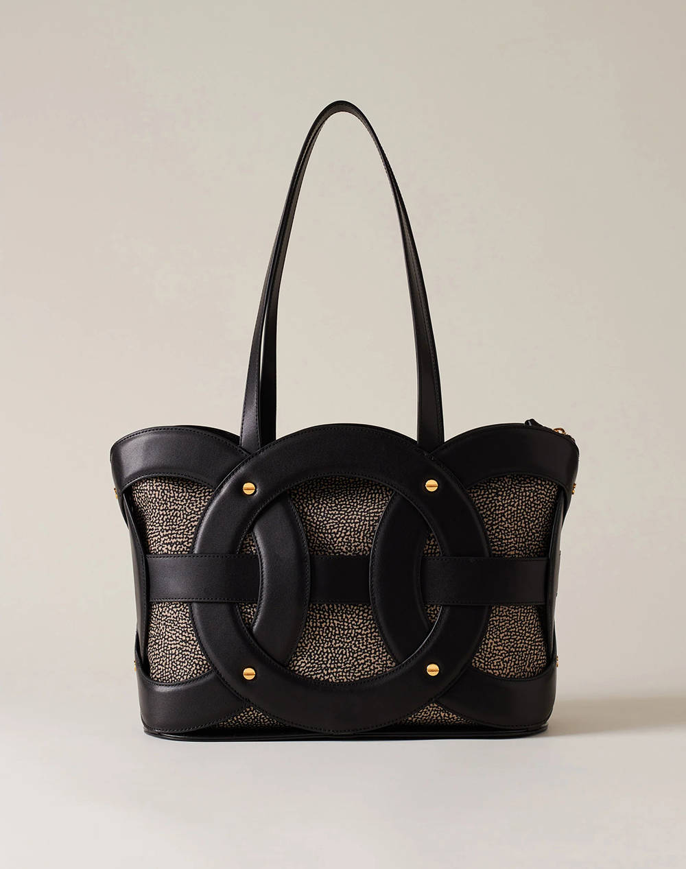 BORBONESE SHOP.BAG (Dimensiuni: 35,5 x 25 x 16 cm)