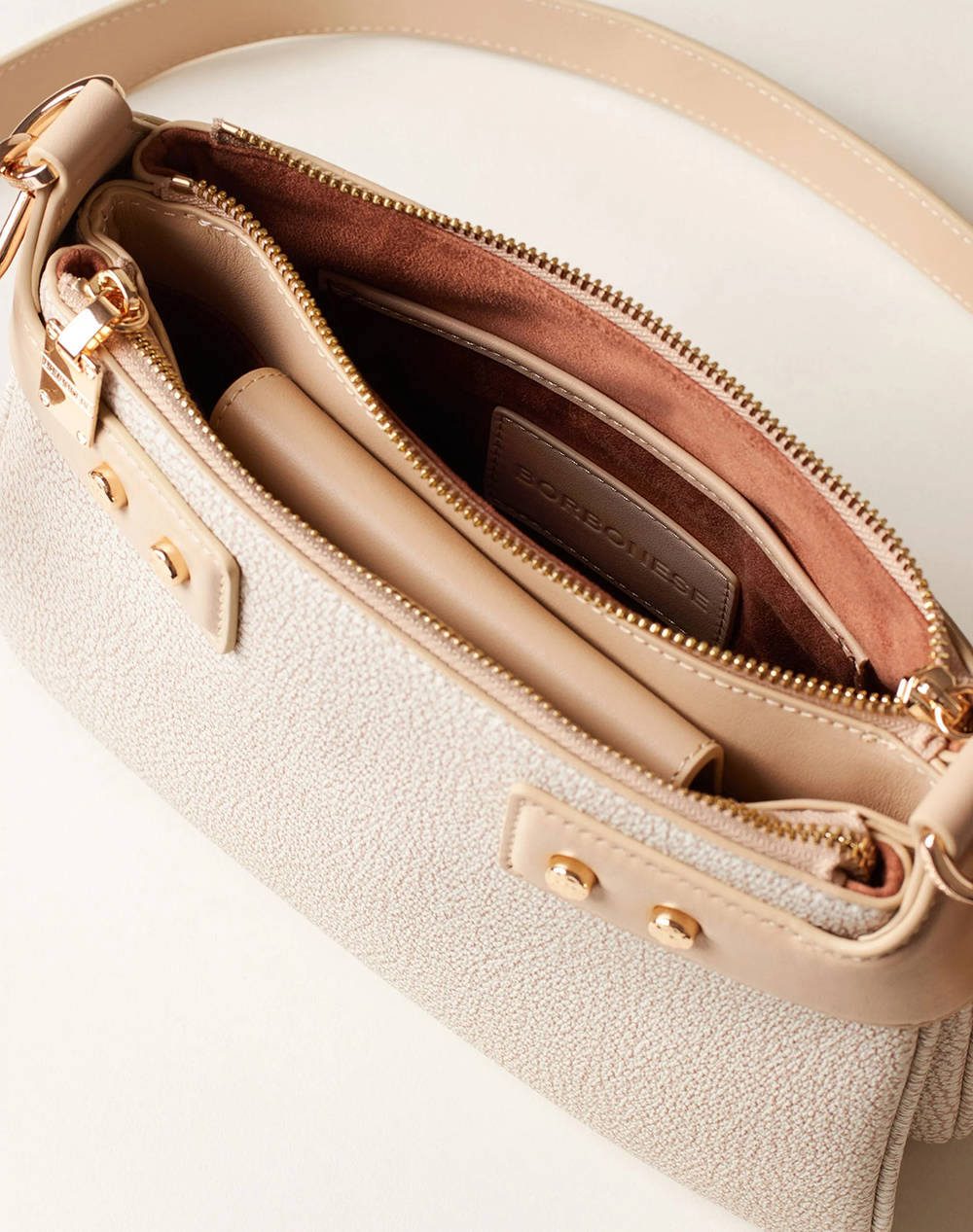BORBONESE CROSS OVER BAG (Dimensiuni: 27 x 18 x 5 cm)