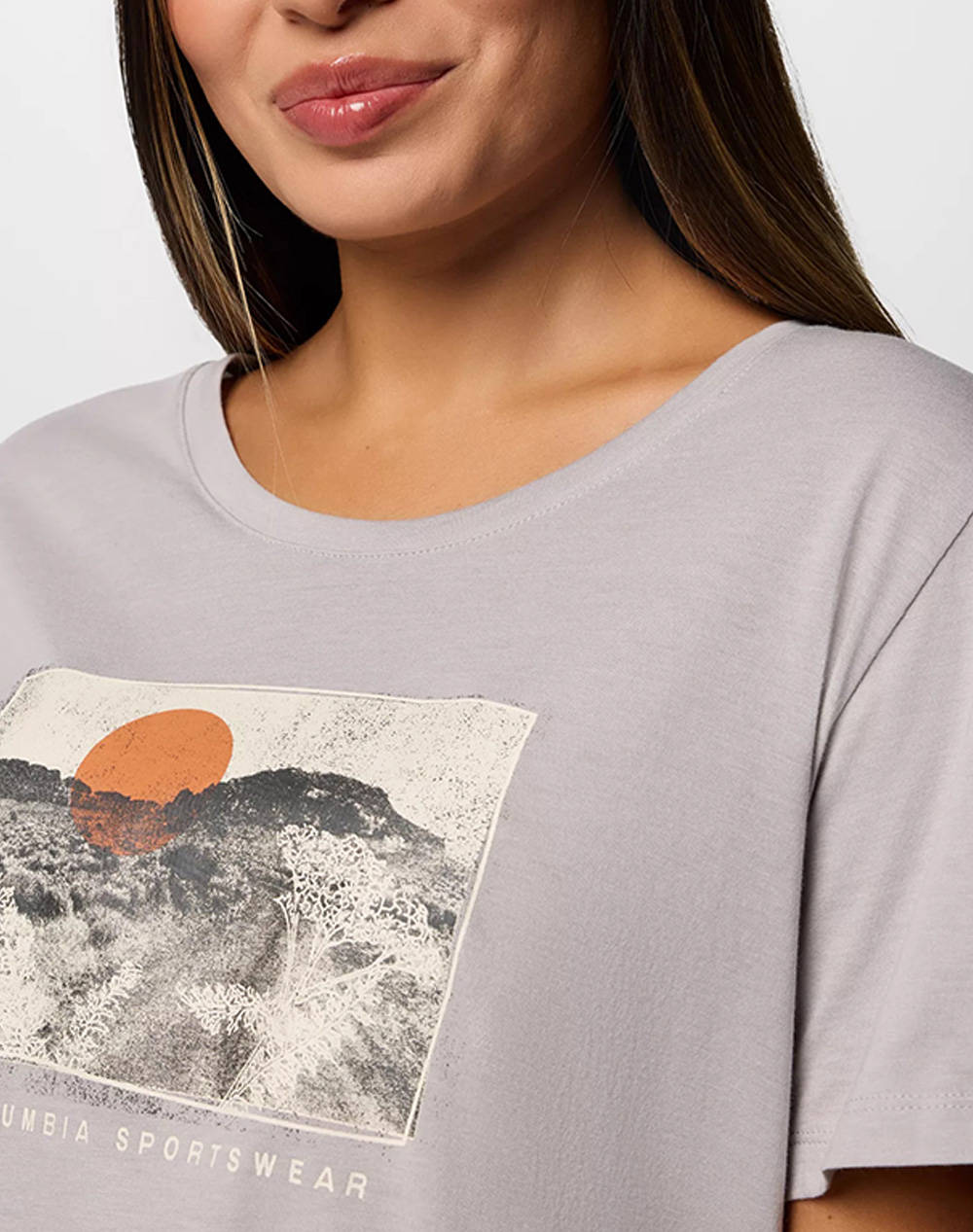 COLUMBIA Bluza De Dama Ruby Springs™ Graphic Scoop Neck SS