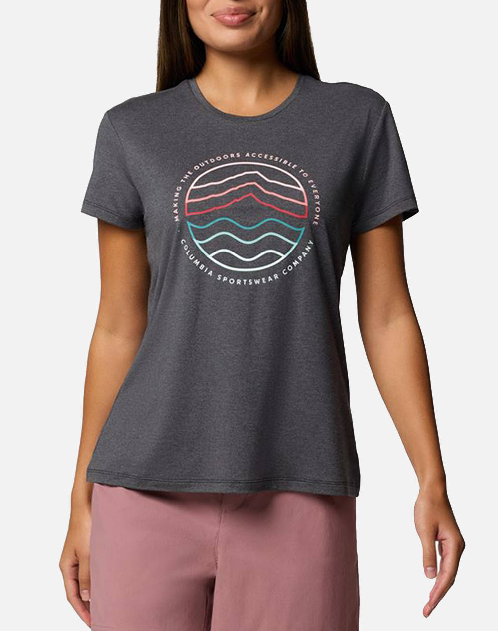 COLUMBIA Bluza de dama Sloan Ridge™ Graphic SS Tee